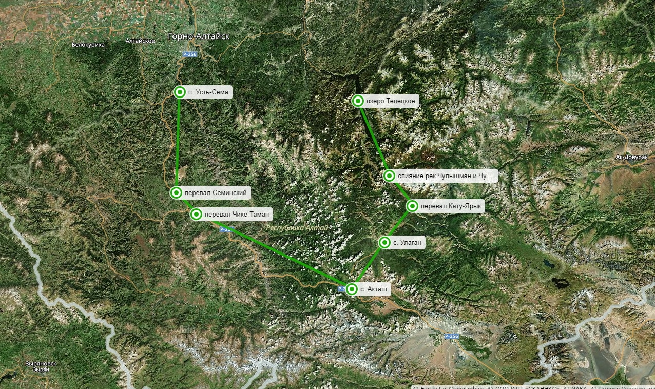 Расстояние озер. Перевал Чике Таман горный Алтай на карте. Карта Семинского перевала. Перевал Кату-Ярык горный Алтай на карте. Чике Таман на карте.